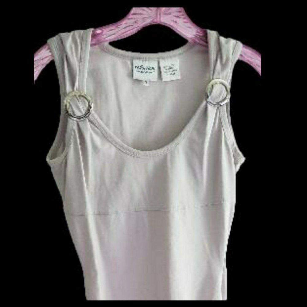 Womens' Light Gray Sleeveless Body Suit